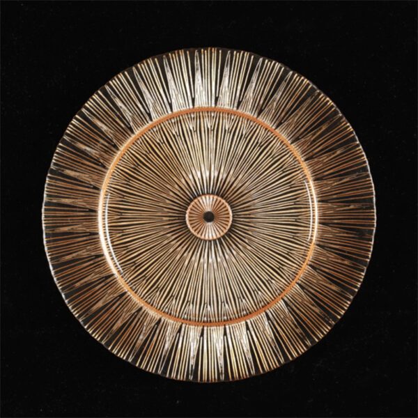 Wholesale glass charger plate PZ-003 product photo